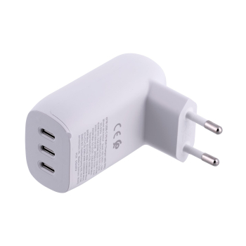 Ładowarka Belkin BoostCharge 3 Port USB-C PD 3.1 PPS Wall Charger 67W + USB-C to USB-C Cable 2m White