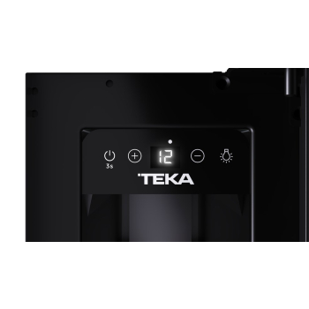 Teka RVU 10008 GBK Termoelektryczna chłodziarka do wina Wbudowany Czarny 8 butel.