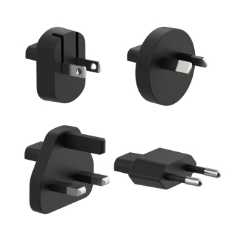 Ładowarka z Powerbankiem Belkin BoostCharge Hybrid Wall Charger 25W + Power Bank 5K + Travel Adapter Kit 1xUSB-A + 1xUSB-C PD3.0 5000mAh 20W Black