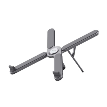 Podstawka pod laptopa Trust MACY FOLDABLE METAL Grey