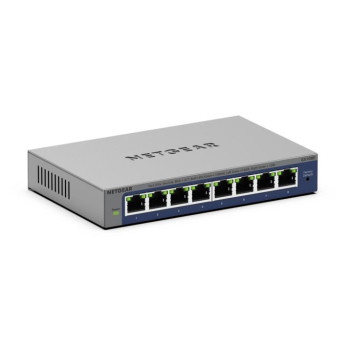 NETGEAR GS108Ev4 Nie zarządzany L2/L3 Gigabit Ethernet (10/100/1000) Szary