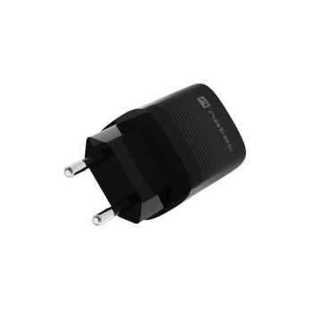 NATEC ŁADOWARKA RIBERA GAN 1X USB-A + 1X USB-C 30W CZARNA NUC-2141