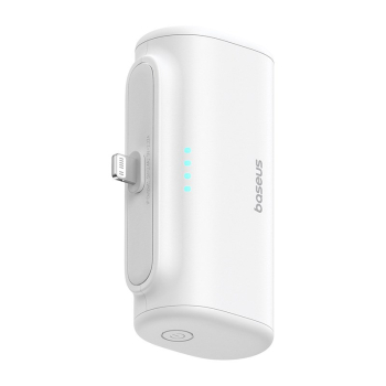 Powerbank Baseus Compact IP 5000mAh 20W USB-C/Lightning (biały)