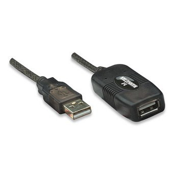 Kabel USB 2.0 przedłużacz aktywny USB-A na USB-A M/F 10m