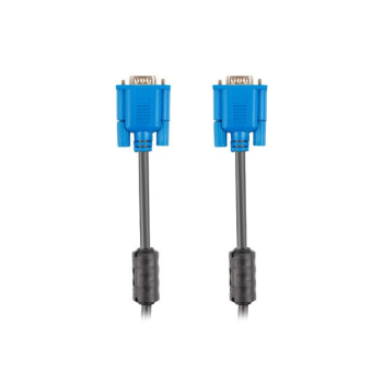 LANBERG KABEL VGA M/M 5M 15PIN FERRYT CZARNY CA-VGAC-10CU-0050-BK