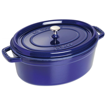 Garnek żeliwny owalny STAUB 40510-289-0 - niebieski 5.5 ltr