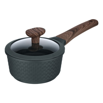 Resto Kitchenware 93900 garnek 1,3 l Okrągły Czarny