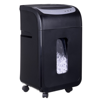 Niszczarka Activejet ASH-2502C, P-4, 28 l, ścinki 4x40 mm, 25 kartek, czarna