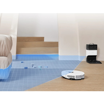 Robot sprzątający ze stacją Roborock S8+ (biały) (WYPRZEDAŻ)