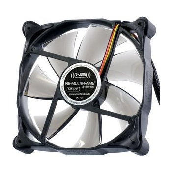 Noiseblocker Multiframe M12-2 Obudowa komputera Wentylator 12 cm Czarny