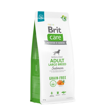 BRIT Care Grain-Free Adult Salmon Large Breed - sucha karma dla psa - 12 kg