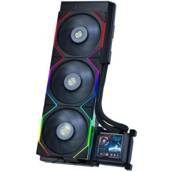 Lian Li HydroShift LCD 360S Obudowa komputera Chłodnica cieczy all-in-one 12 cm Czarny