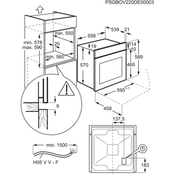 Piekarnik ELECTROLUX EOF3H00BX