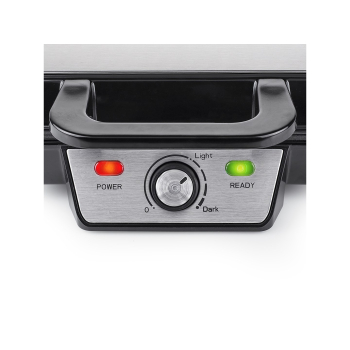 Tristar WF-2195 gofrownica 2 gof. 1000 W Czarny, Stal nierdzewna