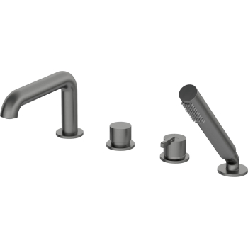 Bateria wannowa 4-otworowa z zestawem prysznicowym BQS_D14M 5907650818489