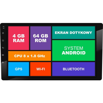 RADIO NAWIGACJA GPS KIA RIO III 2015-2018 ANDROID