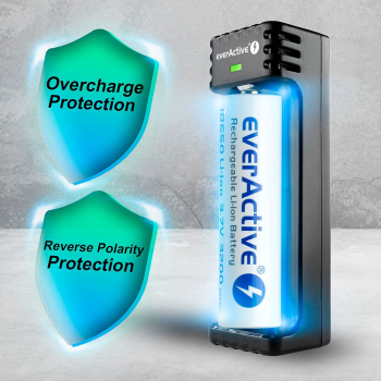 EVERACTIVE ŁADOWARKA DO AKUMULATORÓW CYLINDRYCZNYCH LI-ION LC100