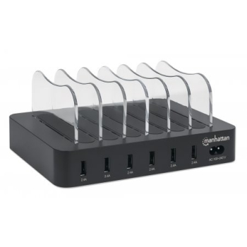 MANHATTAN 6-PORTOWA STACJA ZASILAJĄCA 6X USB-A 5V