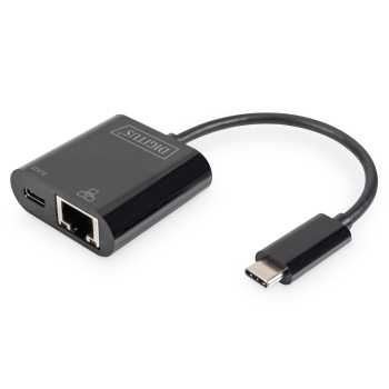 Digitus Adapter USB Type-C™ Gigabit Ethernet z obsługą Power Delivery