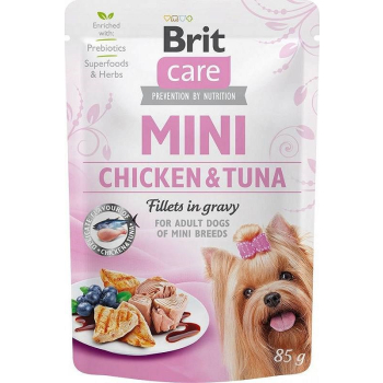 BRIT Care Mini Chicken&Tuna - mokra karma dla psa -  85 g