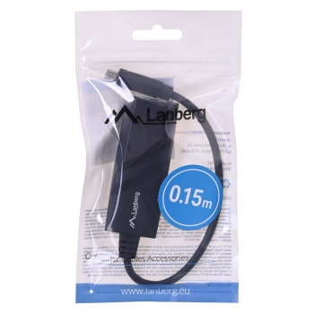 Karta sieciowa Lanberg NC-1000-02 (USB 3.1, USB-C; 1x 10/100/1000Mbps)