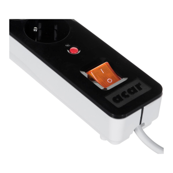 Listwa przeciwprzepięciowa HSK DATA ALP-ACARX5-----01N (5 x UTE; 10 A; 1,5m; kolor czarny)