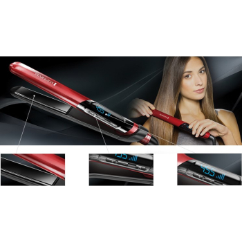 Remington S9600 urządzenie do stylizacji włosów Prostownica Ciepły Czerwony 3 m
