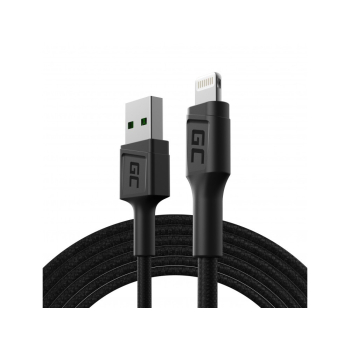 GREEN CELL KABEL KABGC18 GC POWERSTREAM USB-A - LIGHTNING 200CM, SZYBKIE ŁADOWANIE