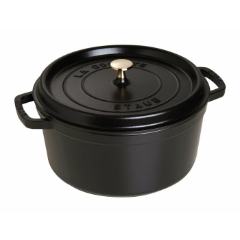 Garnek żeliwny okrągły STAUB La Cocotte 40509-471-0 - 400 ml czarny