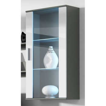 Zestaw SOHO 5 (RTV180 + Wit.Wisz + Półki) SZ/BI POŁ
