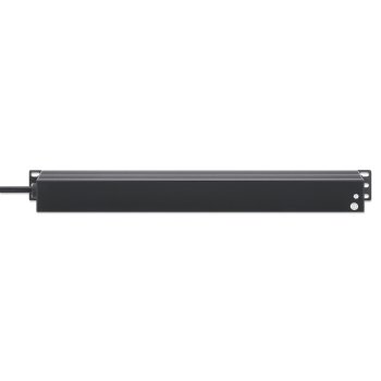 Intellinet 715133 rozdzielacz zasilania PDU 9 x gniazdo sieciowe 1U Czarny
