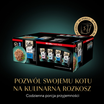 Sheba Delicacy Rybne Smaki w galaretce 80x85g