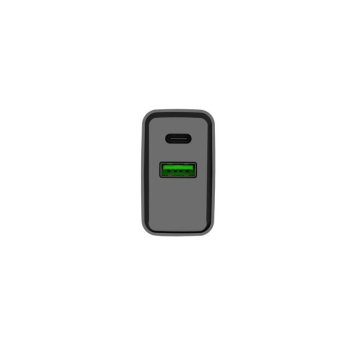 NATEC ŁADOWARKA SIECIOWA RIBERA USB-A + USB-C 20W POWER DELIVERY CZARNA NUC-2062