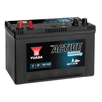 Akumulator YUASA 12V 90Ah/700A DUAL EFB (L+ standardowy) 304x173x225 B01 (efb)