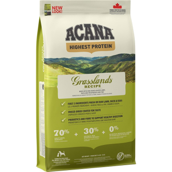 ACANA Highest Protein Grasslands Dog - sucha karma dla psa - 11,4 kg
