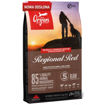 ORIJEN Regional Red - sucha karma dla psa - 11,4kg