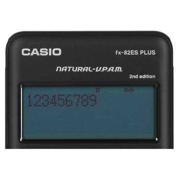 CASIO FX-82ESPLUS-2 KALKULATOR NAUKOWY, 252 FUNKCJE, 77X162MM, CZARNY BOX