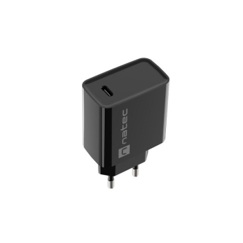 NATEC ŁADOWARKA SIECIOWA RIBERA USB-C 20W POWER DELIVERY CZARNA NUC-2060