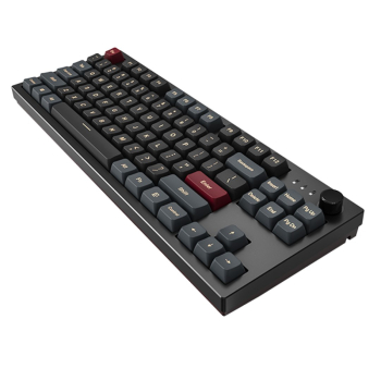 Montech MKey TKL klawiatura Gaming USB Bordowy, Ciemny Szary