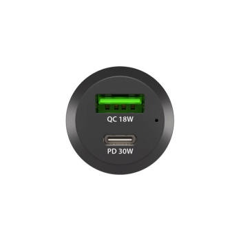 NATEC ŁADOWARKA SAMOCHODOWA CONEY 1X USB 1X USB-C PD 3.0 48W QC3.0 NUC-1980