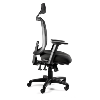 Ergonomiczny fotel biurowy SAGA PLUS czarny