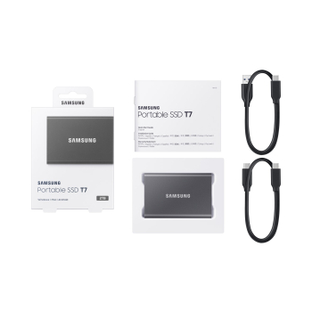 Dysk Samsung SSD T7 Portable 2TB MU-PC2T0T/WW szary