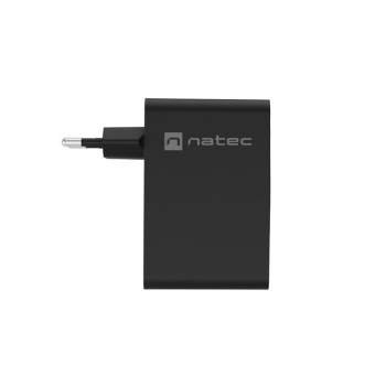 NATEC NUC-2234 ładowarka do urządzeń przenośnych Laptop, Smartfon Czarny Prąd przemienny Szybkie ładowanie Wewnętrzna