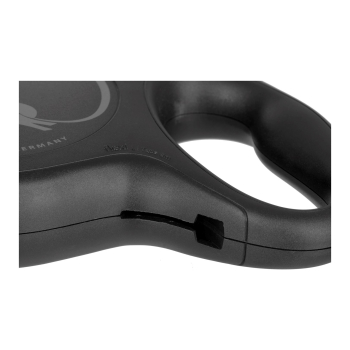 Smycz flexi automatyczna New Classic L taśma 8 m - dla psa do 50 kg, kolor czarny