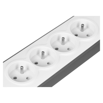 Listwa zasilająca Belkin Power Surge 4-PORT + 2xUSB-A 2.4A 525J 2m Grey/White