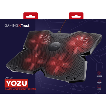 Podkładka chłodząca TRUST GXT 278 Yozu 20817 (17.x cala; 4 wentylatory)