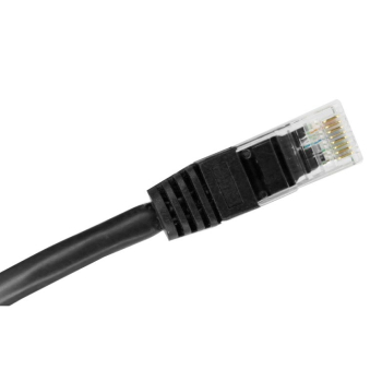 Alantec-Patch-cord U/UTP kat.5e PVC 0.25m czarny