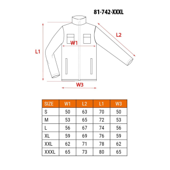 NEO tools 81-742-XXXL ubranie robocze Kurtka