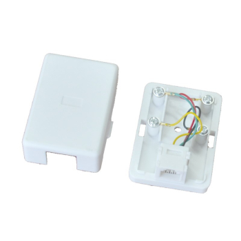 ALANTEC Gniazdo natynkowe telefoniczne, UTP 1xRJ11 (6p4c)