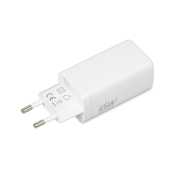 ŁADOWARKA SIECIOWA I-BOX C-65 GAN PD65W KABEL, BIAŁA